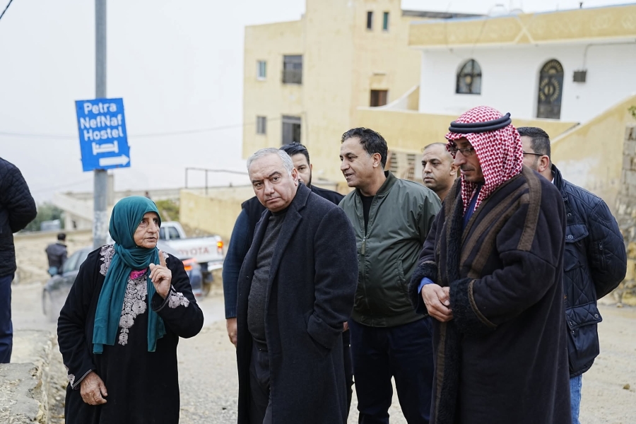 البريزات يتفقد الطيبة والراجف ودلاغة