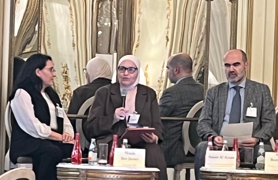 العزام تشارك في مؤتمر الاتحاد من أجل المتوسط بباريس