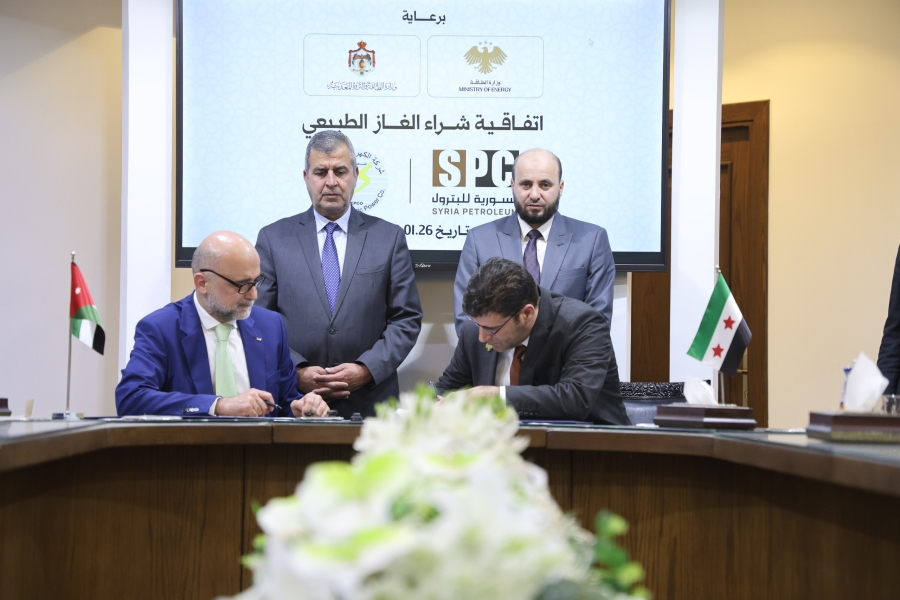 الاردن : سنزود دمشق بـ 4 ملايين متر مكعب غاز طبيعي يومياً