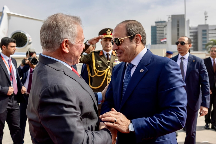 الملك والرئيس المصري يعقدان مباحثات في القاهرة