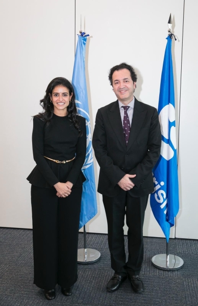 المعايطة يلتقي الأمينة العامة لمنظمة الأمم المتحدة للسياحة على هامش معرض فيتور بمدريد 