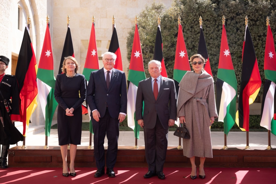 هذا ما بحثه الملك مع الرئيس الألماني في عمان