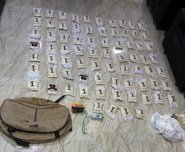  احباط محاولة تهريب مواد مخدرة بواسطة بالونات