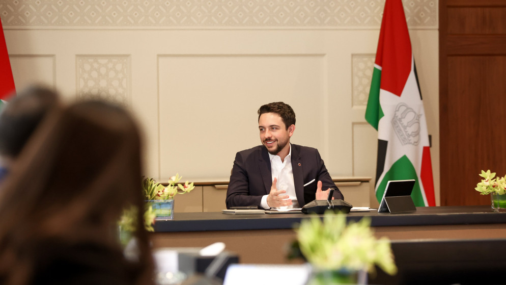 ولي العهد يشدد على تعزيز مكانة الاردن في التكنولوجيا المالية