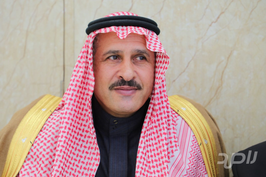 الشيخ ابوجفين الحجايا يرفع برقية لمقام الملك