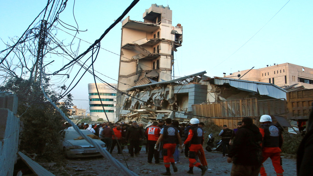 قتلى وجرحى بغارات اسرائيلية جنوب بيروت