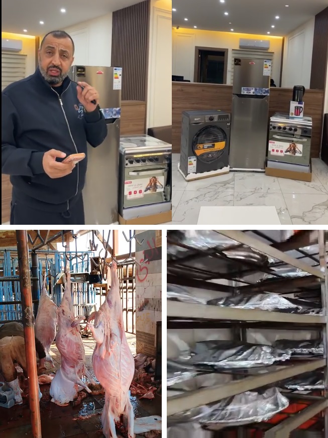 رجل الأعمال عماد الدميسي يوزع مساعدات انسانية مختلفة على مستحقيها في الرصيفة