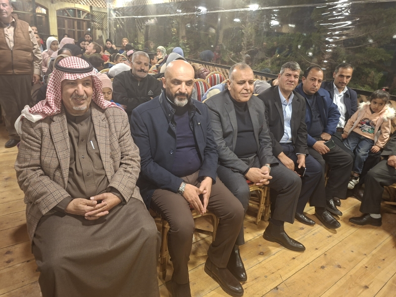 جمعية التنمية الاجتماعية لقرى بني حميدة تجمع الأيتام وأسرهم على مائدة إفطار خيري في مادبا