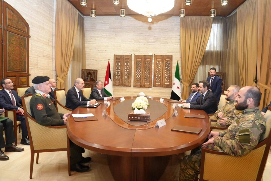 بيان مشترك عن الاردن و سوريا