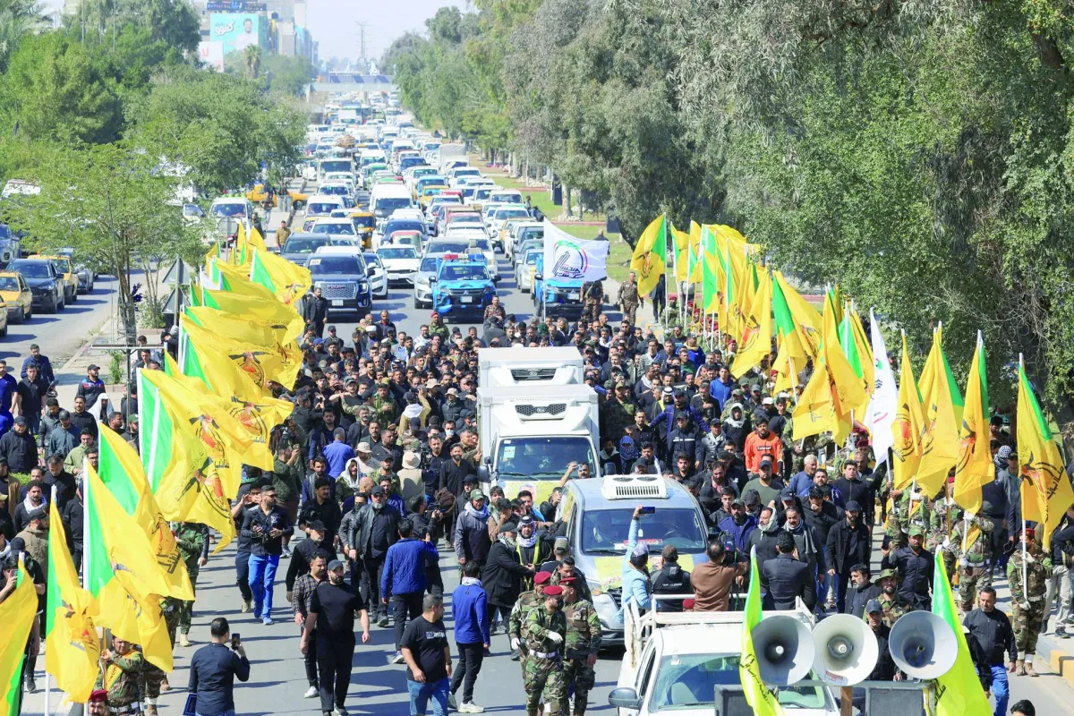 مقتل شخص بهجوم صاروخي على مقر حزب الله في بغداد