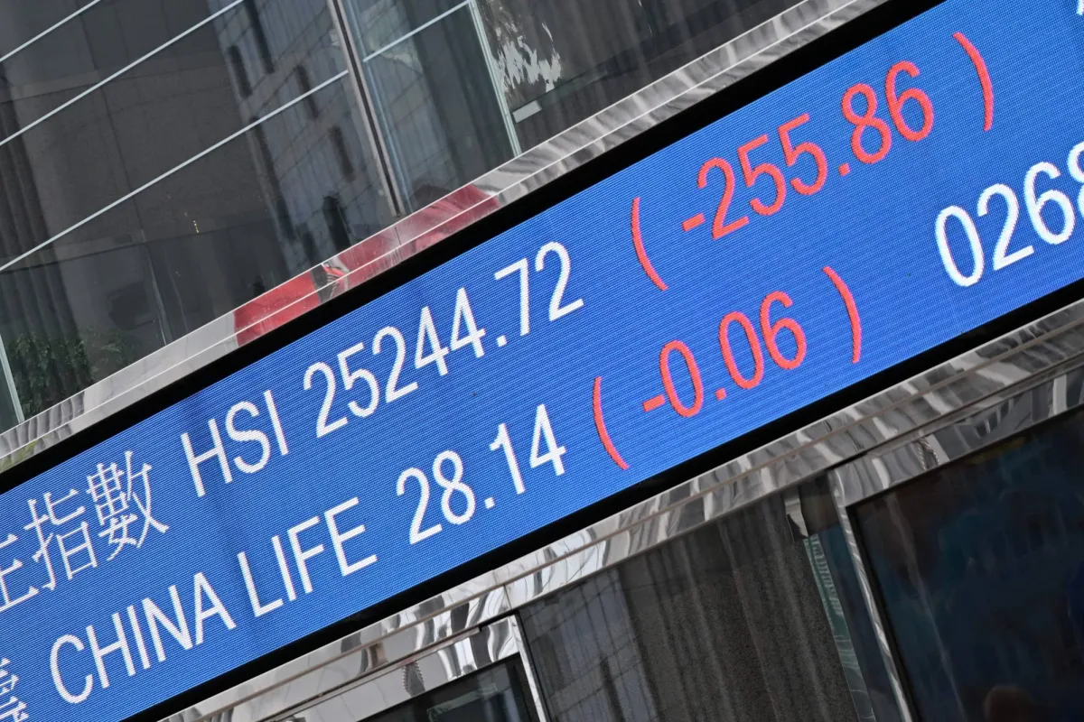 تراجع بورصة الصين وسط مخاوف الحرب في الشرق الاوسط