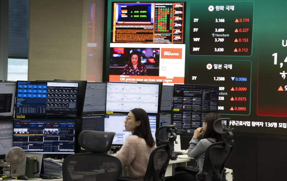 تراجع الاسهم الكورية بفعل تثبيت الفائدة الامريكية