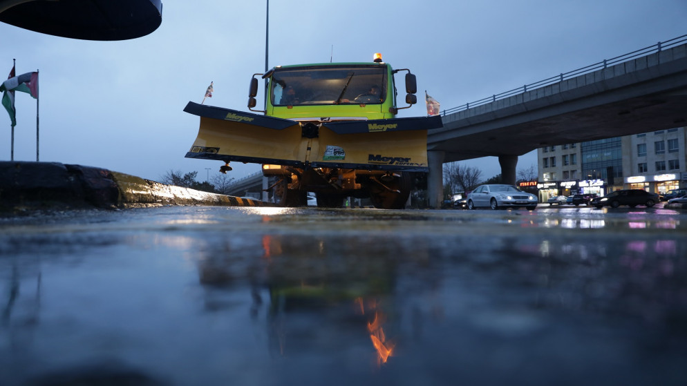 امانة عمان تعلن حالة طوارئ قصوى للتعامل مع المنخفض الجوي