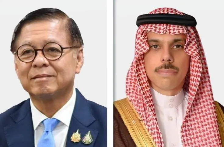 وزيرا خارجية السعودية وتايلاند يناقشان مستجدات المنطقة