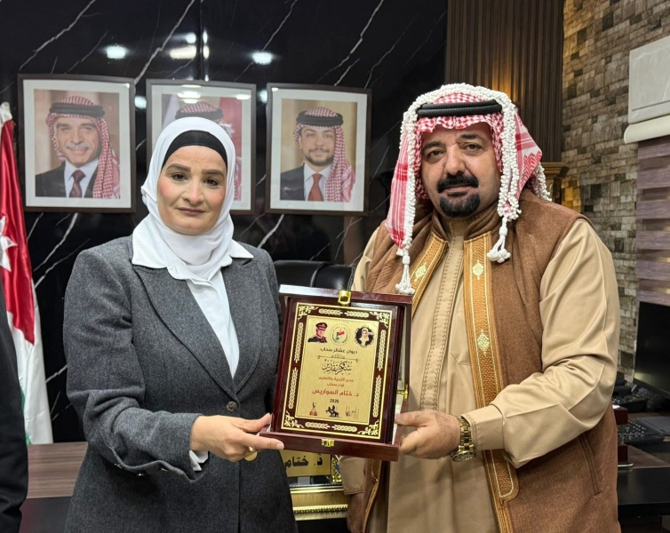 اهل سحاب تكرم الدكتورة السواريس