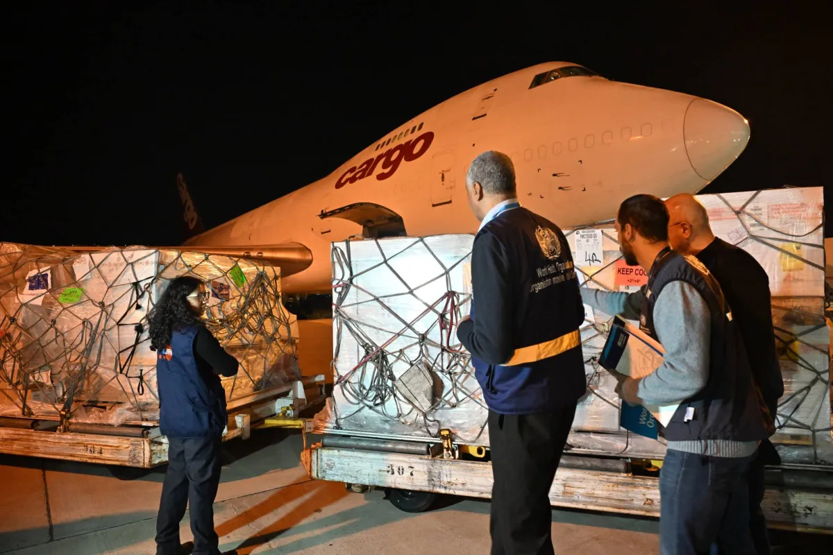 الحرب الايرانية تعقد امدادات منظمة الصحة العالمية الطبية