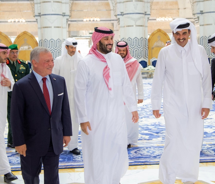 قمة سعودية أردنية قطرية 