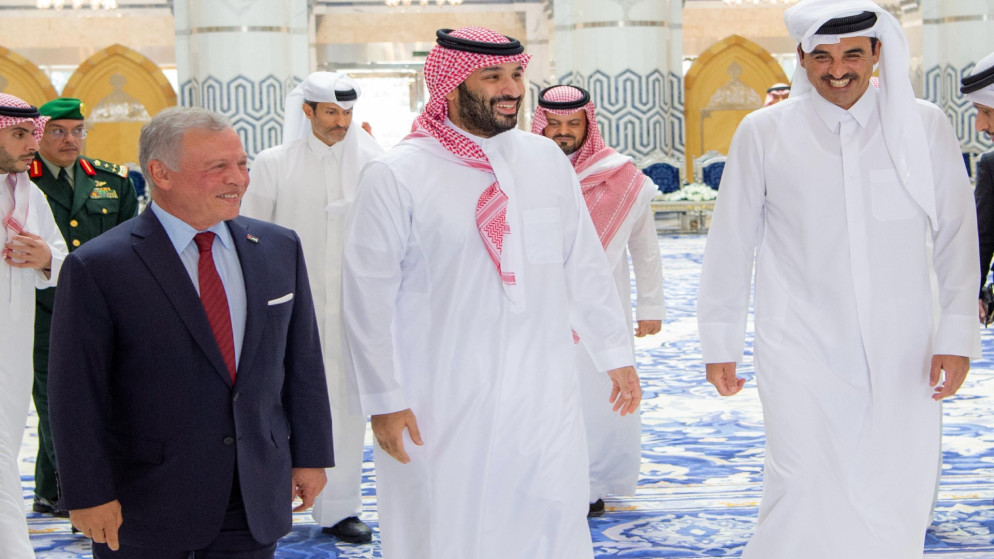 قمة اردنية سعودية قطرية في جدة تشدد على وحدة الامن الخليجي
