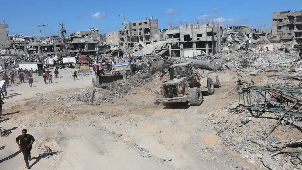 بلدية غزة تعلن تدمير شبكات التصريف وتراكم الركام