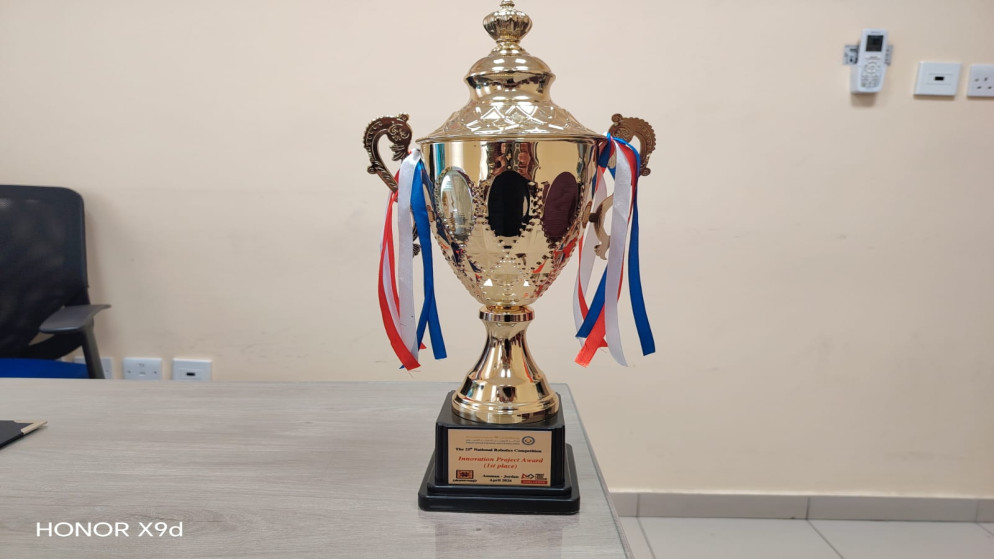 مدرسة حكومية في جرش تفوز بالمركز الاول بمسابقة الروبوت الوطنية