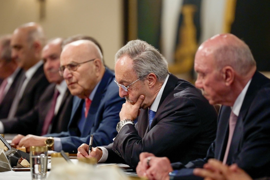 اسماء اللي حضوا بـ لقاء الملك اليوم