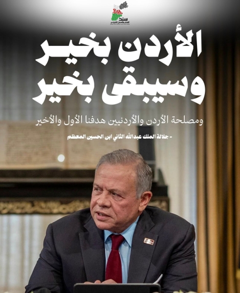 جمعية سند: رسائل الملك تعزز الثقة الوطنية وتؤكد صلابة الأردن في مواجهة التحديات