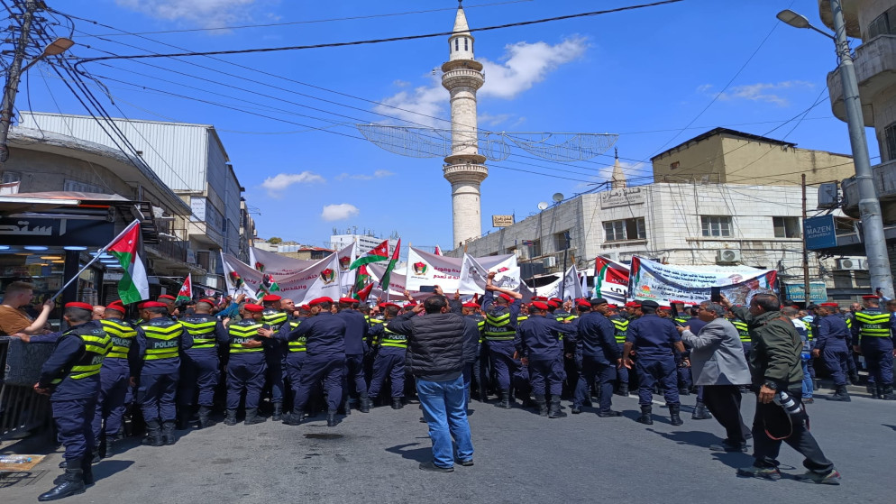 مسيرة حاشدة في عمان تاكيد على دعم الاردن للقدس