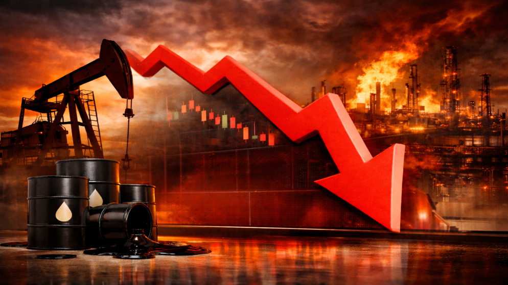 هبوط النفط دون 100 دولار بعد اعلان ترامب وقف اطلاق النار