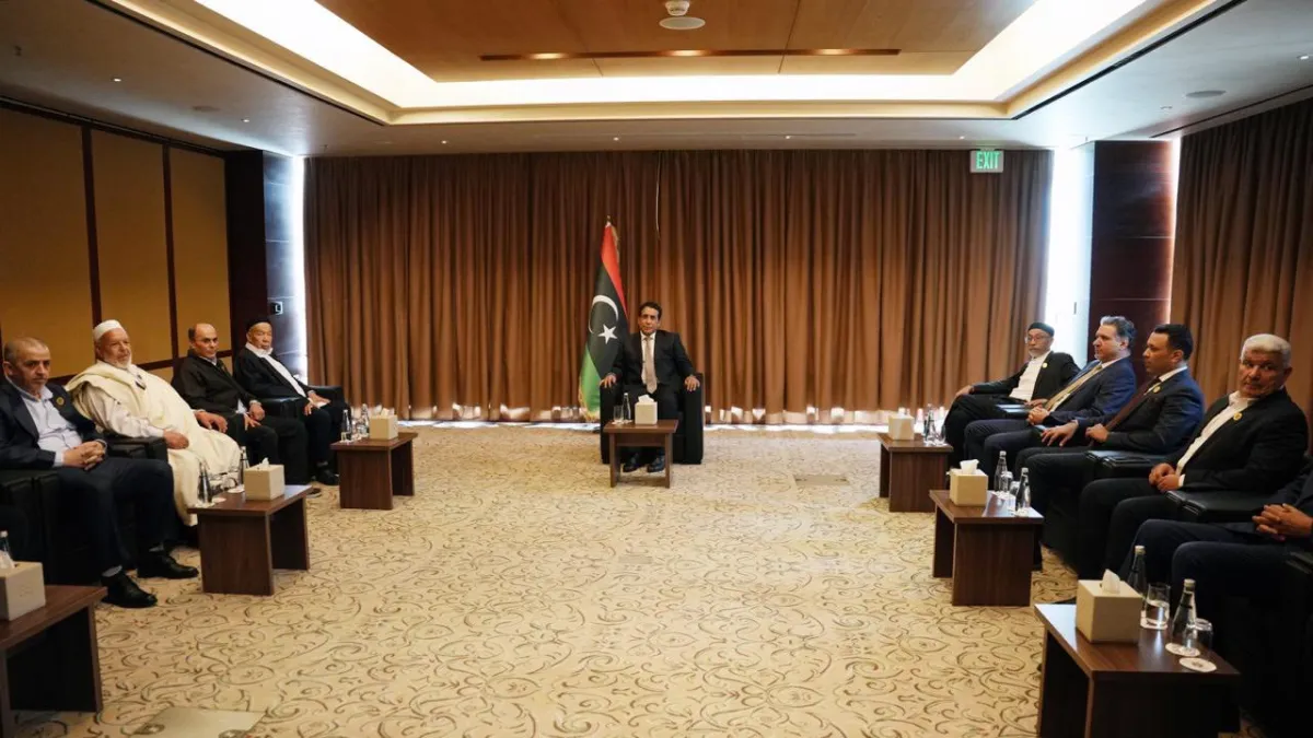 المنفي يوسع لقاءاته مع أطياف ليبية لمواجهة الاقصاء السياسي