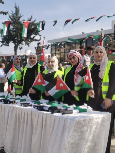 هيئة شباب كلنا الأردن في العاصمة تنفذ أنشطة متنوعة بمناسبة اليوم الوطني للعلم الأردني