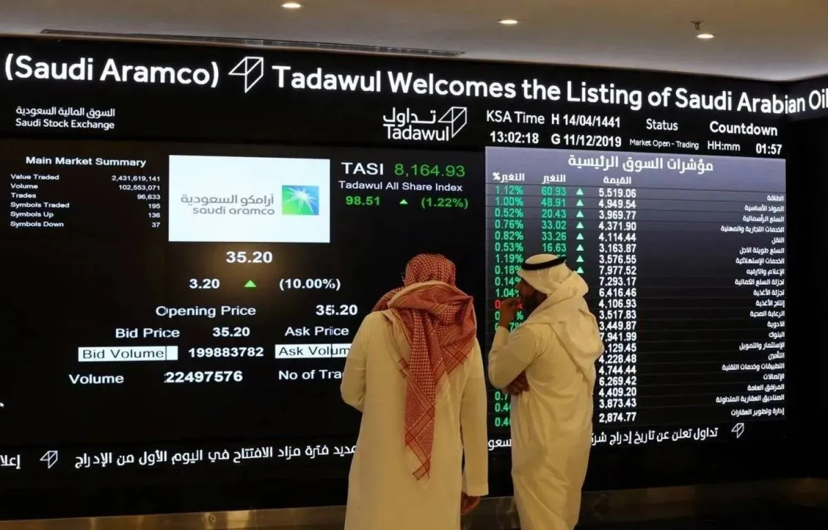 تاسي يتراجع عند 11188 نقطة والراجحي والاهلي ينخفضان