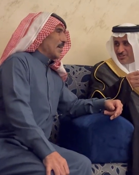 الشيخ مطير بن حنيحن في ضيافة الفايز