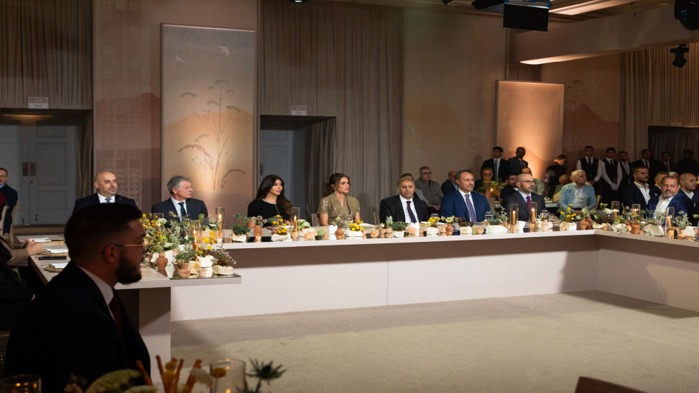 الملكة رانيا تحضر عشاء صندوق الامان للايتام في عمان
