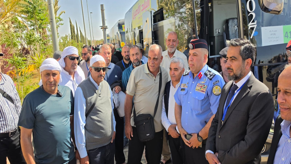 معان تستقبل حجاج فلسطينيي 48 بترحاب كبير