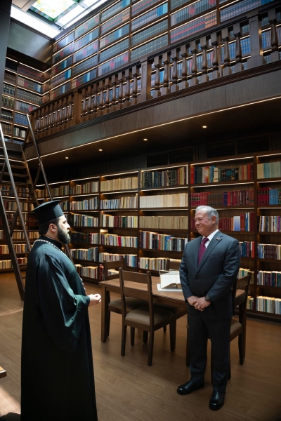 الملك يفتتح جامعة المغطس الأرثوذكسية الدولية في موقع عمّاد السيد المسيح (المغطس)