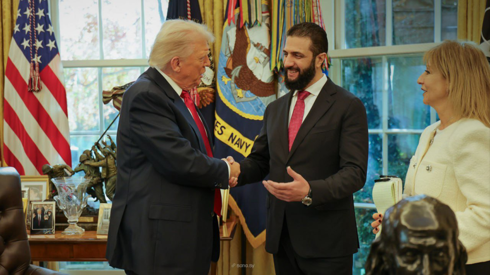 الشرع يبحث مع ترامب رفع العقوبات لانعاش اقتصاد سوريا