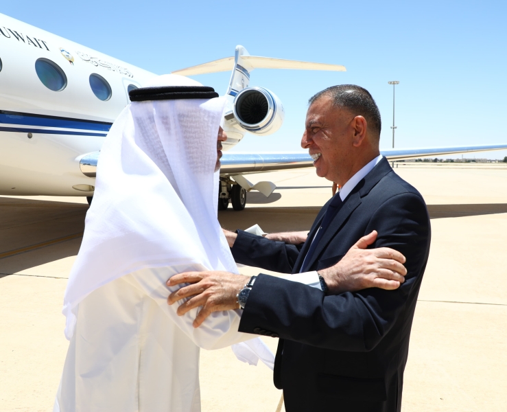 وزير الداخلية يستقبل نظيره الكويتي