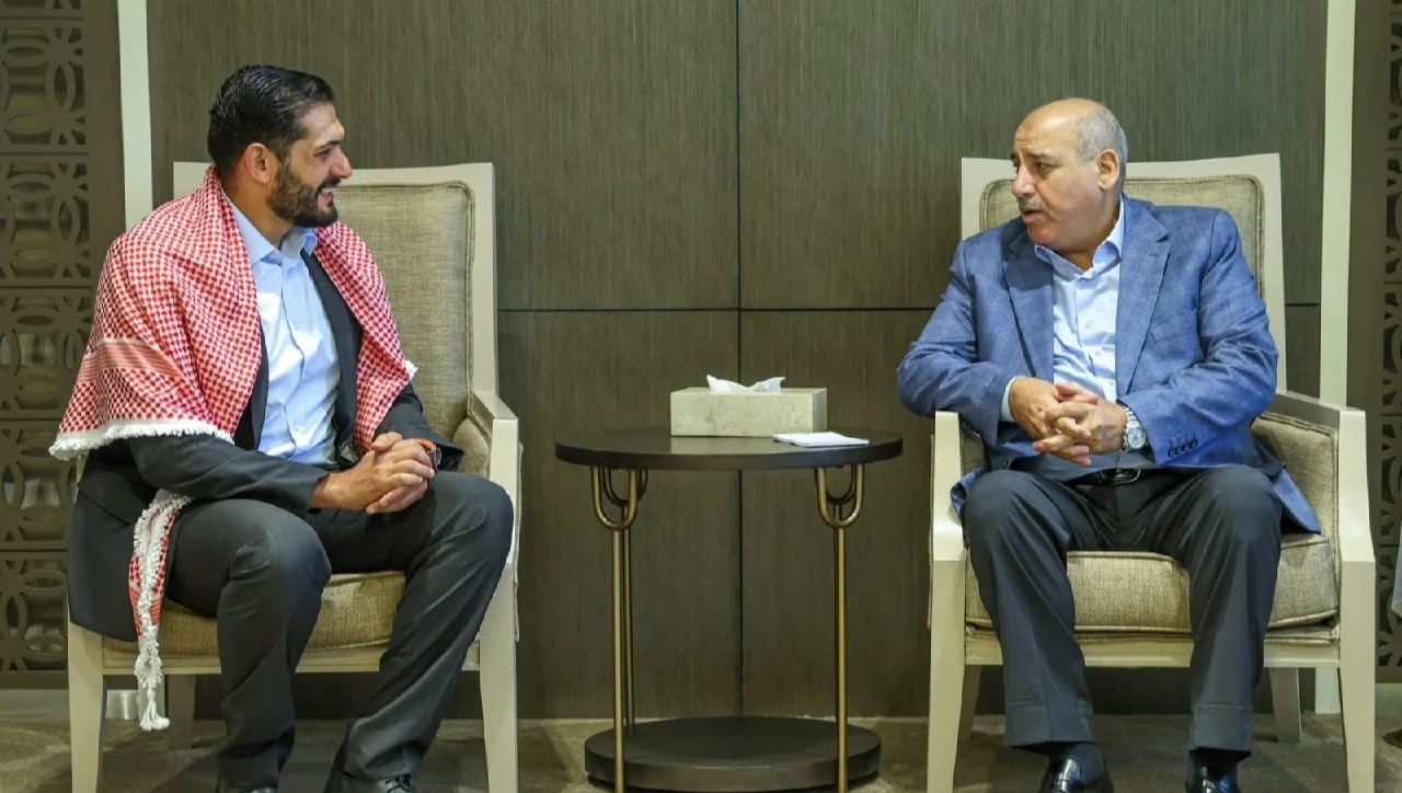 رئيس مجلس النواب يستقبل المتسلق الاردني احمد بني هاني لدعمه في تحقيق انجاز عالمي