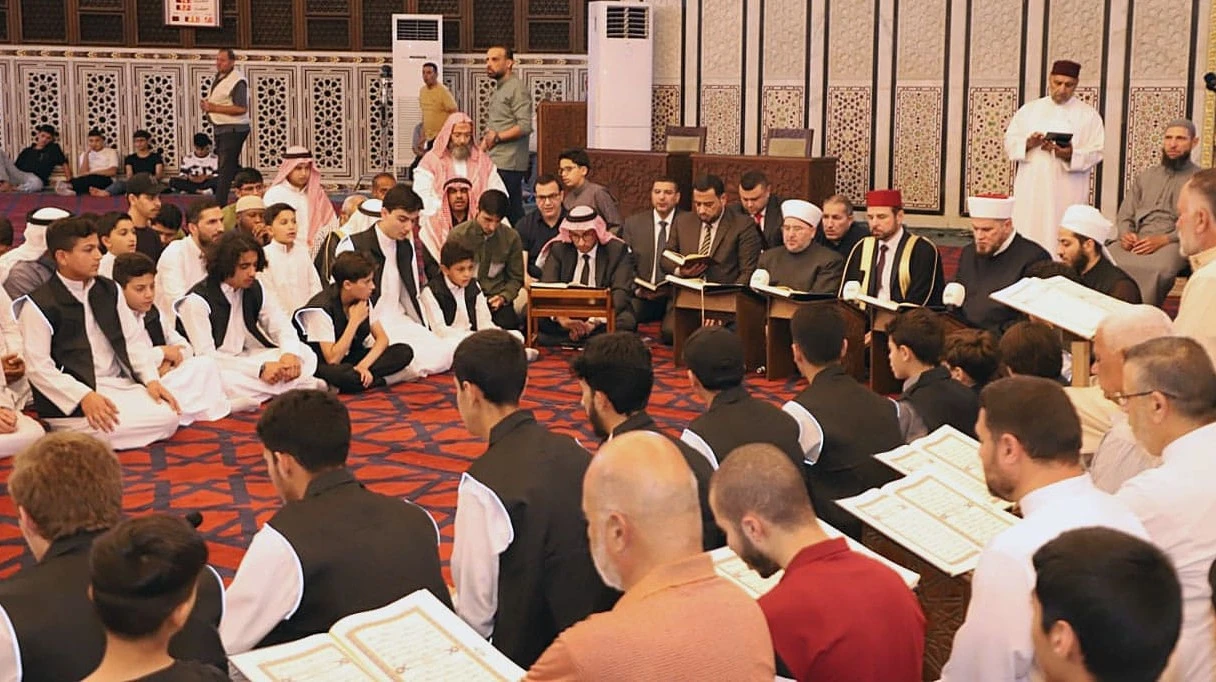 امين عام الاوقاف يحضر ختمة القران ضمن المبادرة الملكية