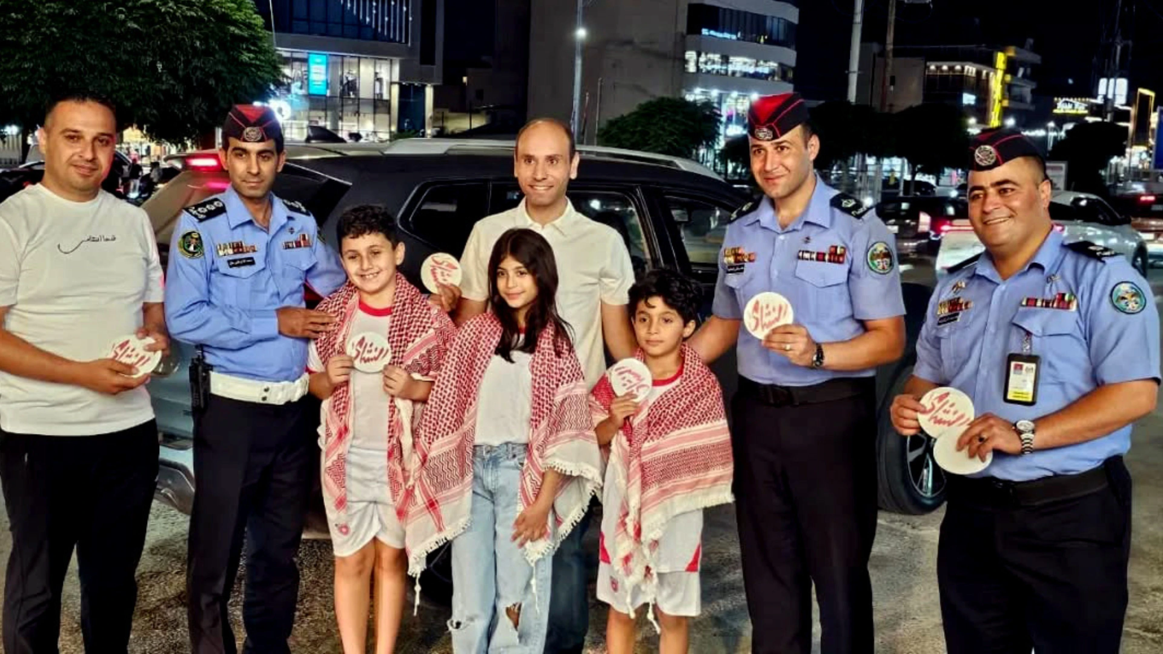 الامن العام يواصل مبادراته لدعم المنتخب الوطني في المونديال