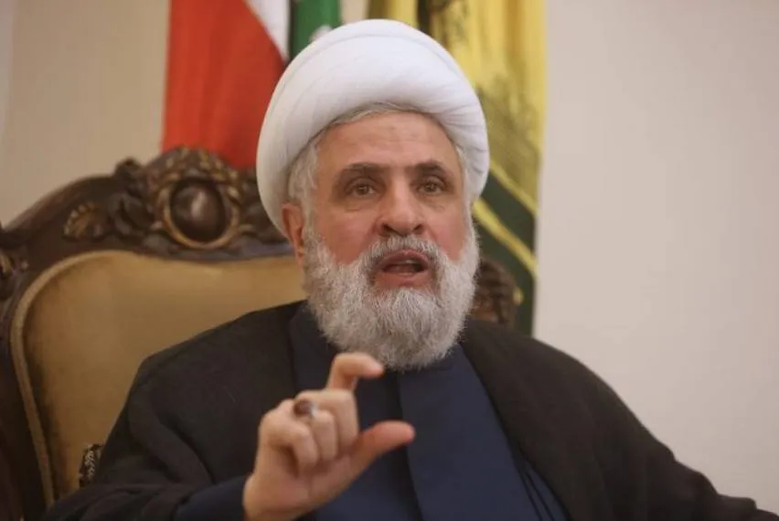نعيم قاسم يحدد سقف المفاوضات مع اسرائيل بـ الامن المتبادل