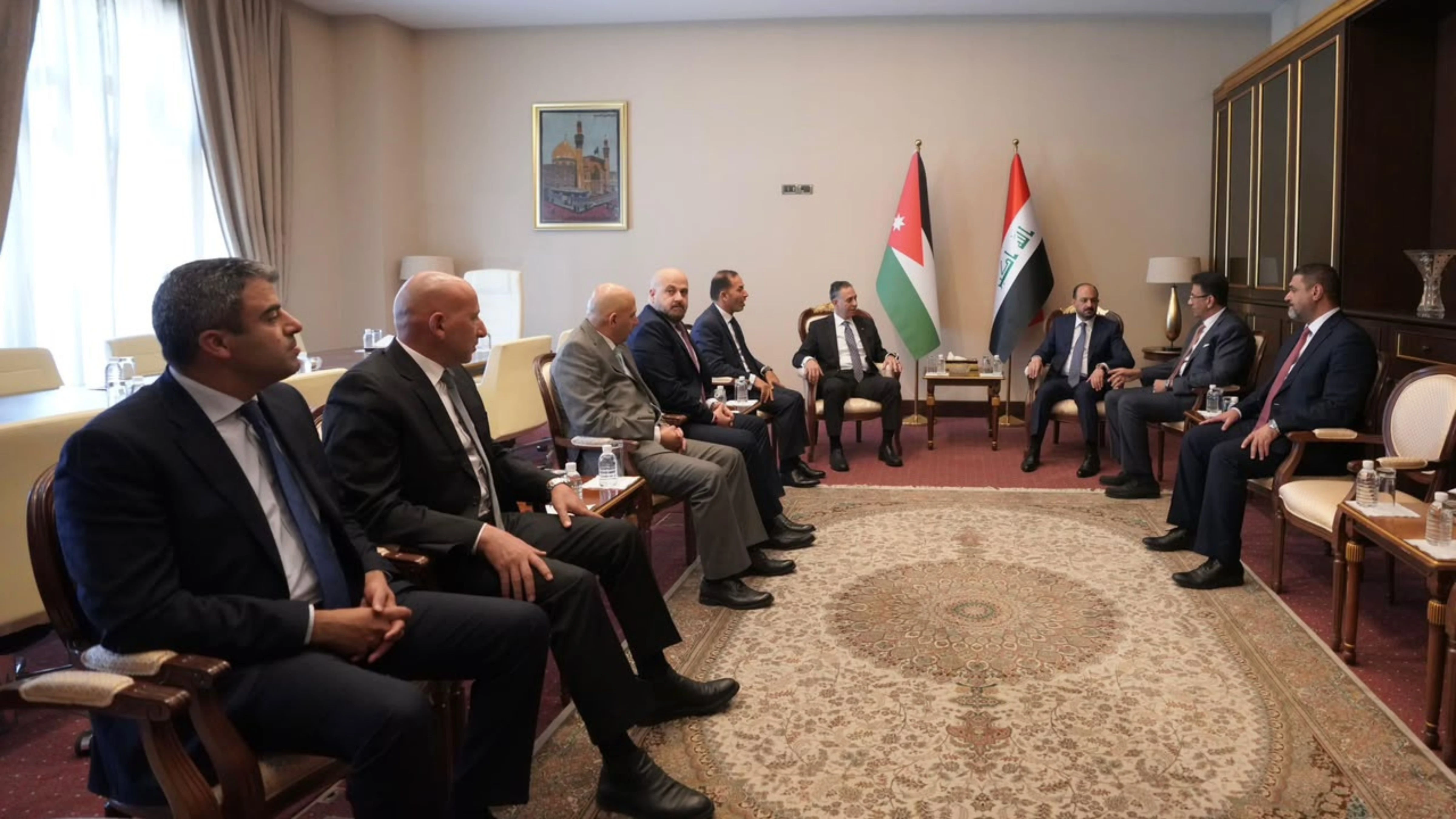 وزير الصناعة يبحث مع نظيره العراقي تسريع مشروع المدينة الاقتصادية المشتركة