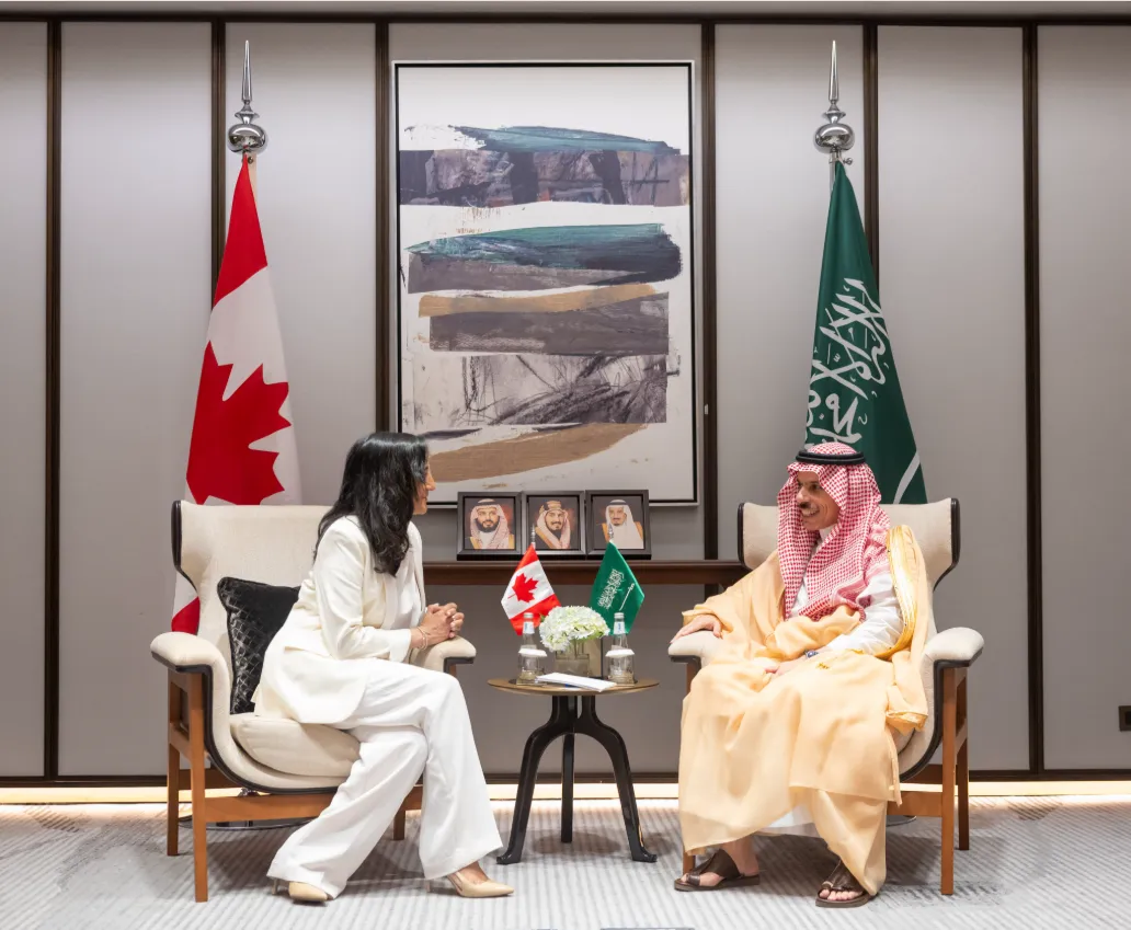 السعودية وكندا تدينان الانتهاكات الايرانية وتشددان على خفض التصعيد