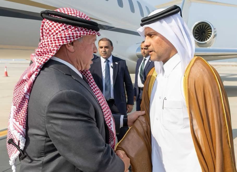 الملك يغادر إلى الدوحة