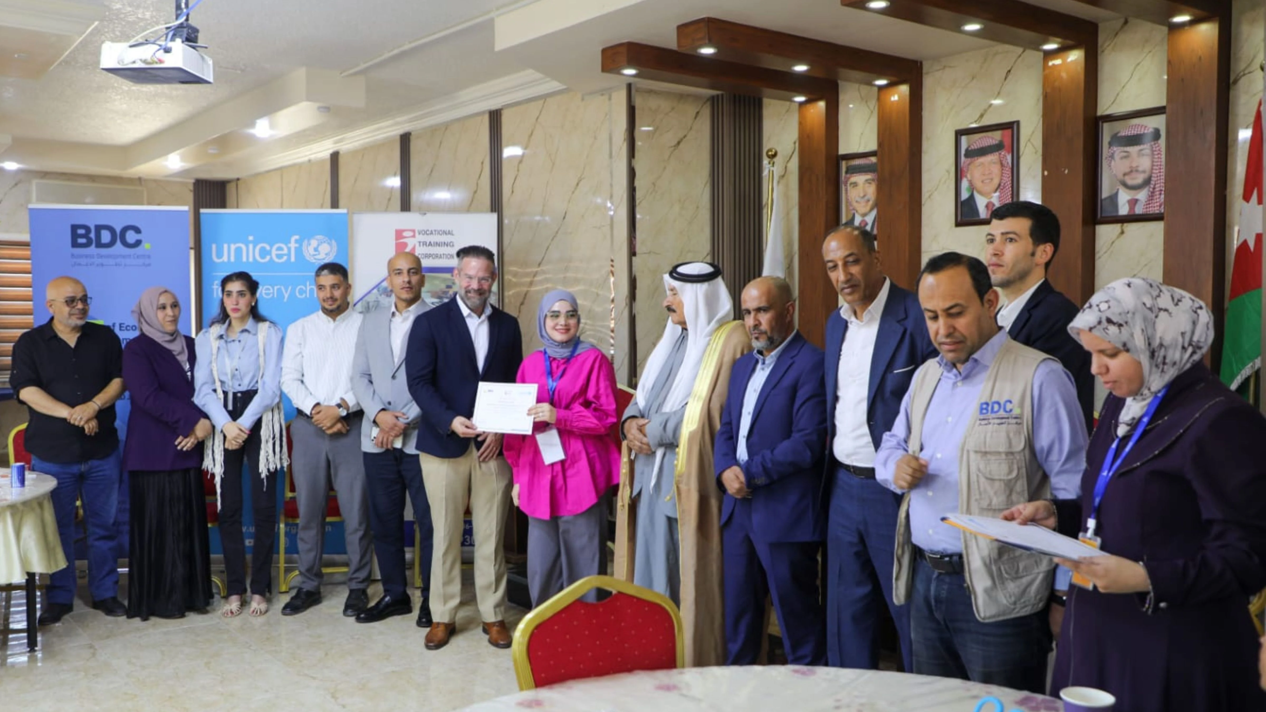 مركز تطوير الاعمال يخرج دفعة جديدة من الشباب في الكرك