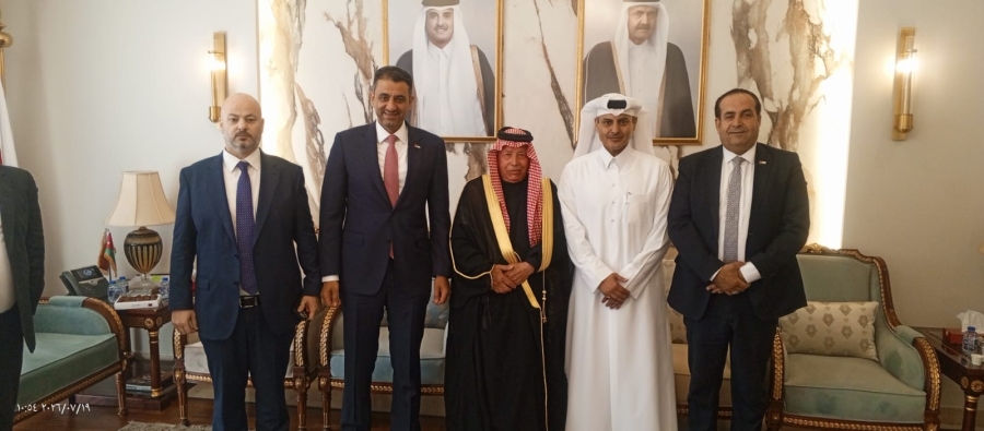 عزاء ومواساة: الشيخ محمد فنيخر البري (أبو رياض) يزور السفارة القطرية في عمان