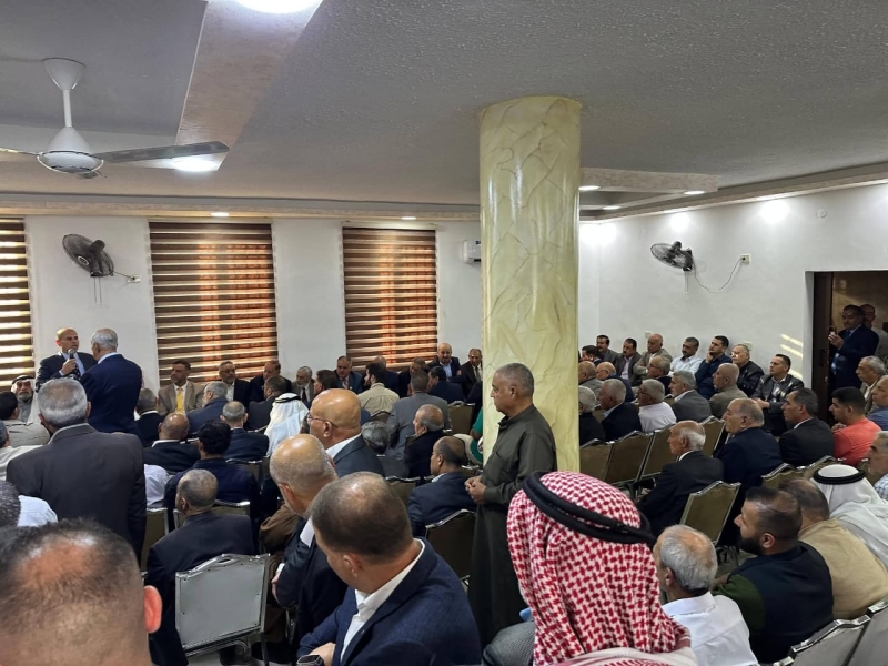 اجتماع في مركز أمن المدينة الغربي