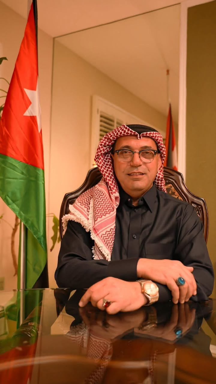 شكر من الاردن الى الزعبي في أمريكا