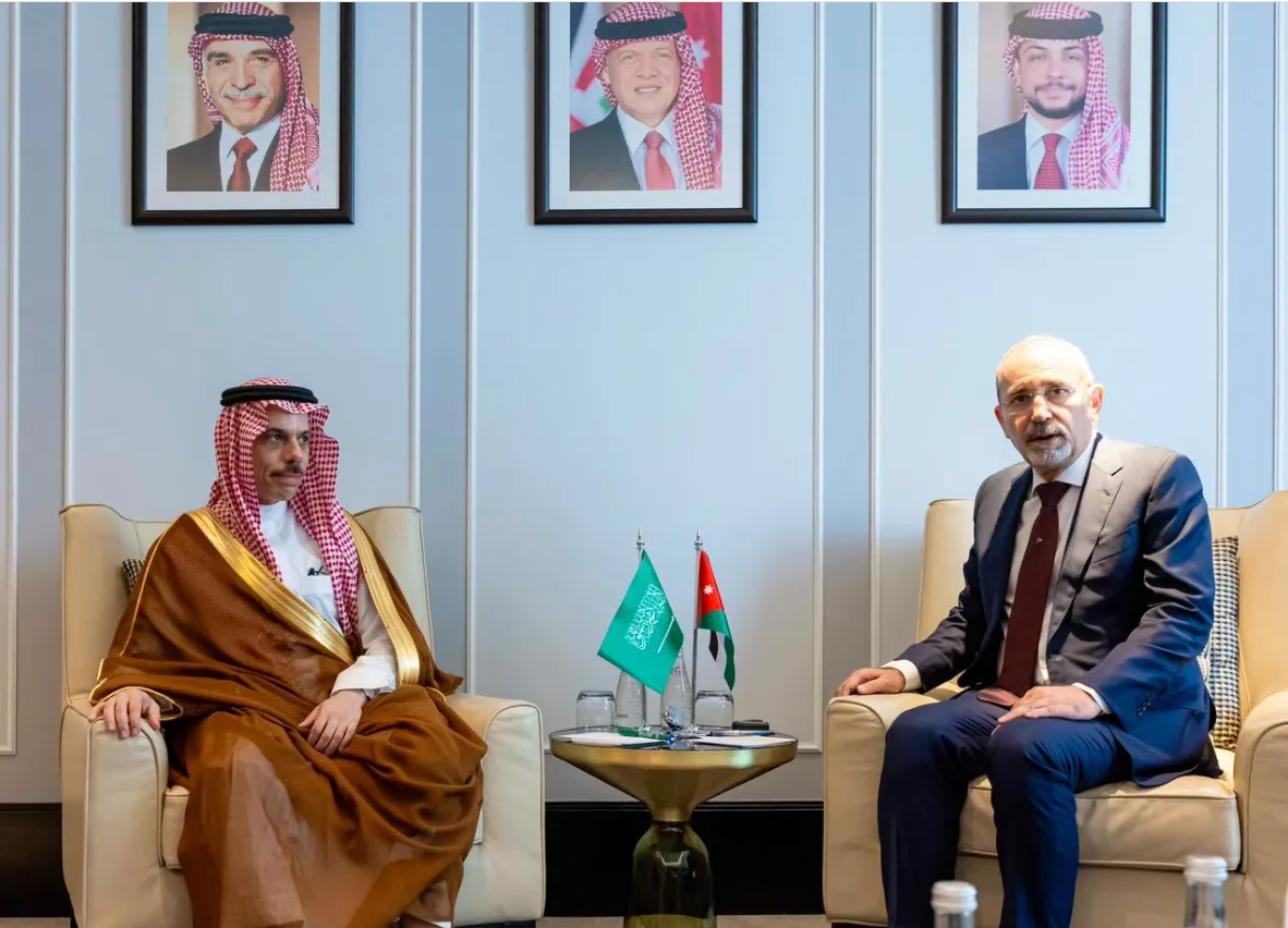 السعودية والاردن يبحثان مستجدات الاوضاع في غزة والضفة الغربية
