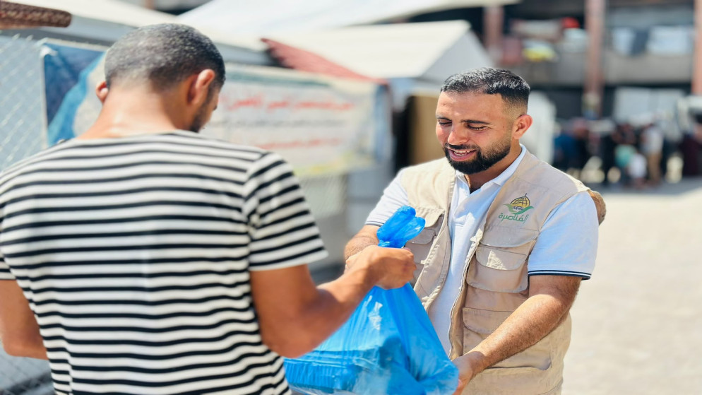 الهيئة الخيرية الهاشمية تواصل دعم الامن الغذائي للاسر في غزة